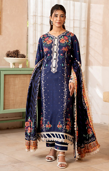 Winter Unstitched 3 Piece – khaddar suits with printed