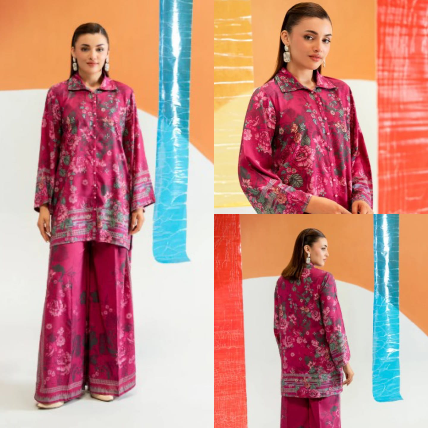 Linan – Premium 2-Piece Floral Suit for Women